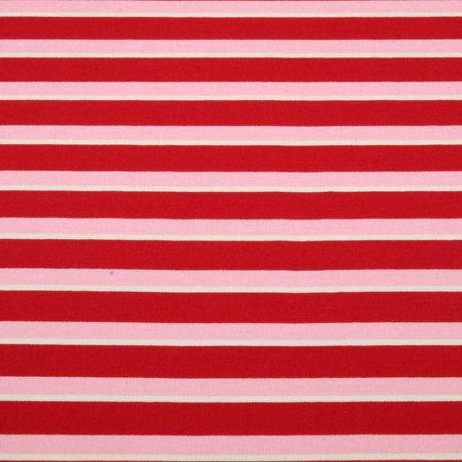 Romanit Jersey - Streifen Rot