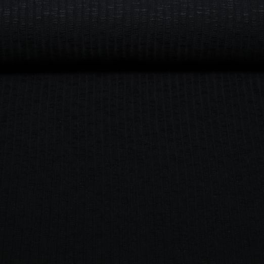 Vintage Strickjersey Bettina - Schwarz