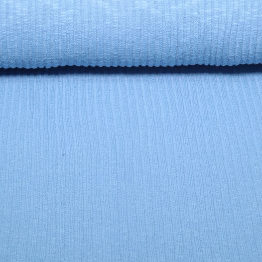 Vintage Strickjersey Bettina - Hellblau