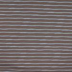 Jersey - rayures Tissu à combiner Taupe Bleu clair