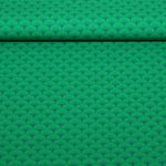 Popeline di cotone - foglie verde erba