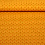 Popeline di cotone - Foglie giallo-arancio