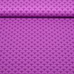 Popeline di cotone - Foglie viola