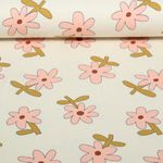 Bio Jersey - Blumen Jennifer Bouron Natur