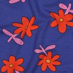 Jersey orgánico - Flores Azul