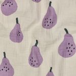 Muselina Ecológica - Peras Naturaleza Violeta