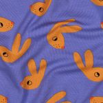 Jersey orgánico - Conejo púrpura azul