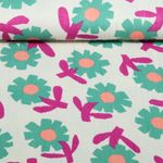 Bio Mousseline - Fleurs Jennifer Bouron Vert