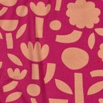 Jersey orgánico - Flores Fucsia