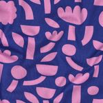 Jersey orgánico - Flores Azul