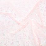 Tule - corações de damasco com foil Tule - corações de damasco com foil
