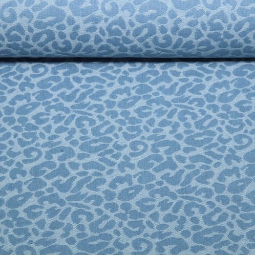 Hosenjeans Jacquard - Leo Hellblau