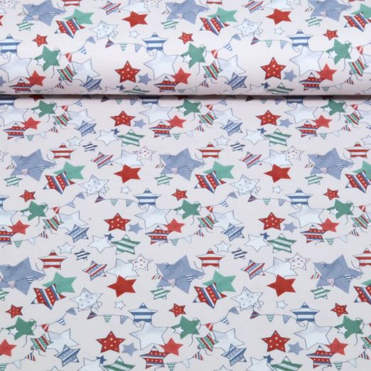Jersey - Etoiles Multicolores Beige foncé
