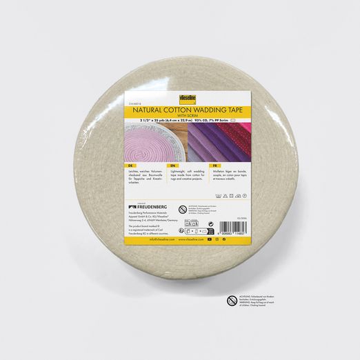 Vlieseline Wadding Tape - Natural Cotton - 22,9m Vlieseline Wadding Tape - Natural Cotton - 22,9m