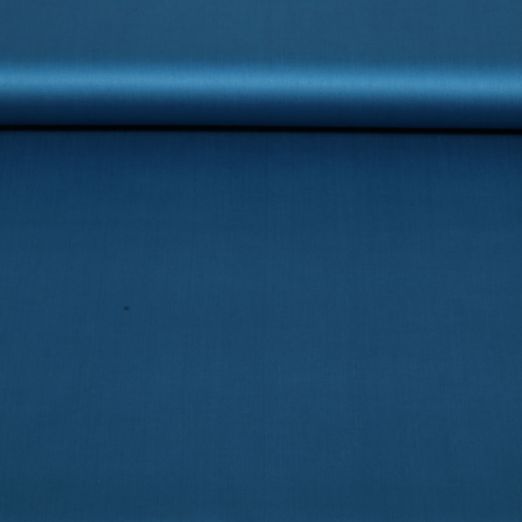Baumwolle Satin Mimi - Uni Petrolblau