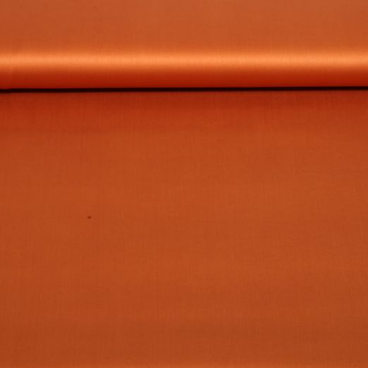 Baumwolle Satin Mimi - Uni Kürbisorange
