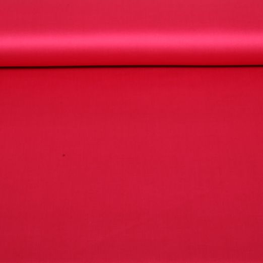 Baumwolle Satin Mimi - Uni Kirschrot Baumwolle Satin Mimi - Uni Kirschrot