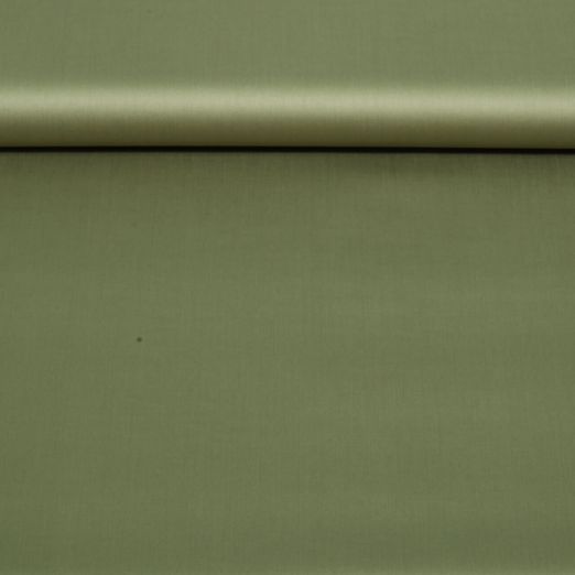 Baumwolle Satin Mimi - Uni Moosgrün Baumwolle Satin Mimi - Uni Moosgrün