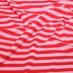 Bio Jersey - Hamburger Liebe Duo Summer Stripes Rosa Rot Bio Jersey - Hamburger Liebe Duo Summer Stripes Rosa Rot