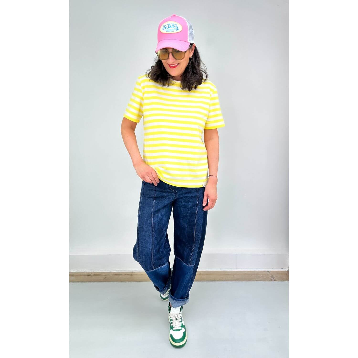 Bio Jersey - Hamburger Liebe Uno Summer Stripes Ecru Gelb-2 Bio Jersey - Hamburger Liebe Uno Summer Stripes Ecru Gelb-2