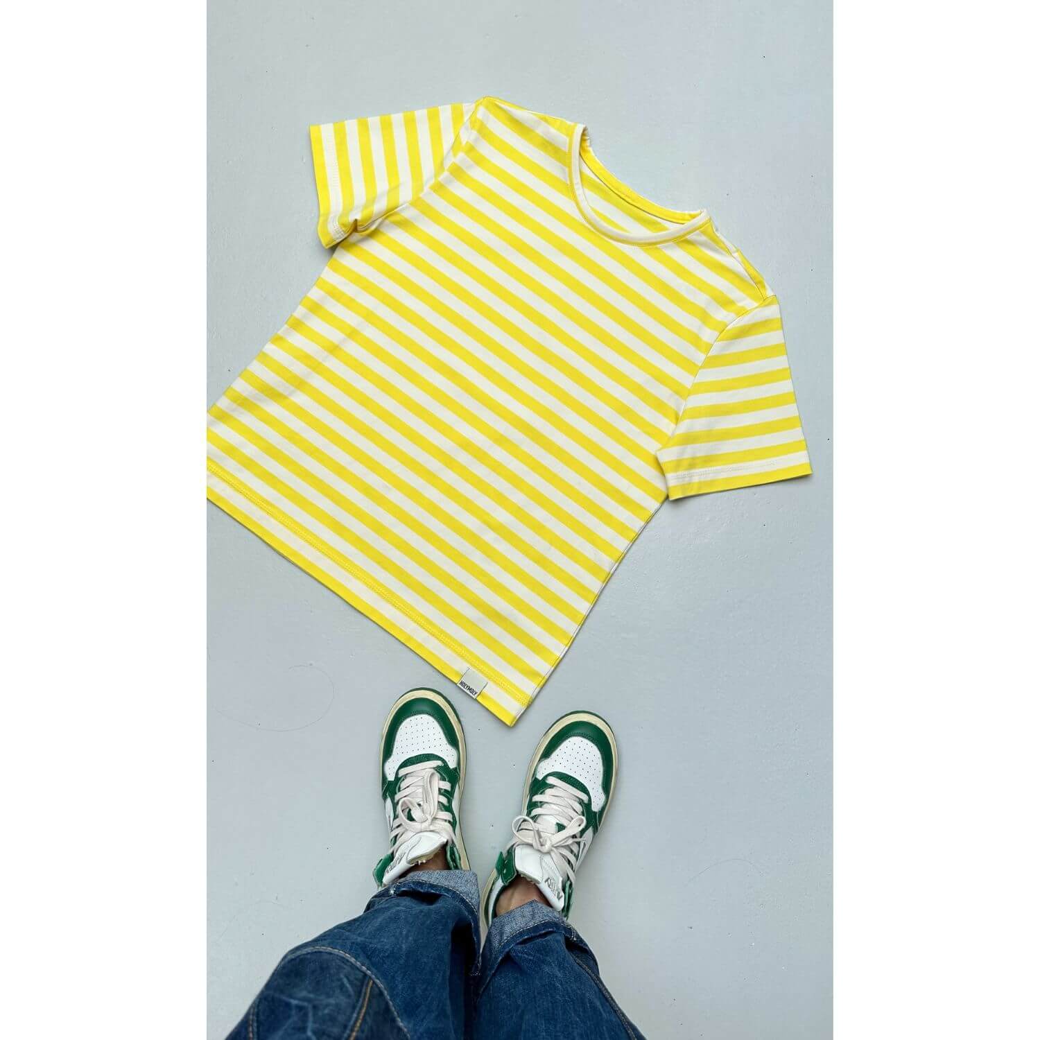 Bio Jersey - Hamburger Liebe Uno Summer Stripes Ecru Gelb-3 Bio Jersey - Hamburger Liebe Uno Summer Stripes Ecru Gelb-3