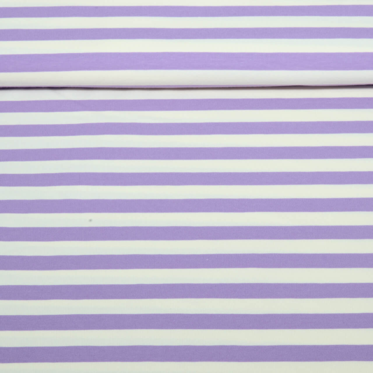 Bio Jersey - Hamburger Liebe Uno Summer Stripes Ecru Lila-0 Bio Jersey - Hamburger Liebe Uno Summer Stripes Ecru Lila-0