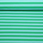 Bio Jersey - Hamburger Liebe Duo Summer Stripes Türkis Grün Bio Jersey - Hamburger Liebe Duo Summer Stripes Türkis Grün