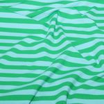 Bio Jersey - Hamburger Liebe Duo Summer Stripes Türkis Grün Bio Jersey - Hamburger Liebe Duo Summer Stripes Türkis Grün