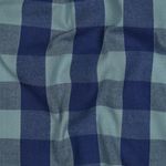 Baumwoll-Webware - Karos Blau Grün Garngefärbt Baumwoll-Webware - Karos Blau Grün Garngefärbt