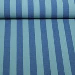 Coton tissé - Rayures Bleu Vert Coton tissé - Rayures Bleu Vert