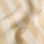 Baumwoll-Musselin - Blockstreifen Ecru Beige Baumwoll-Musselin - Blockstreifen Ecru Beige