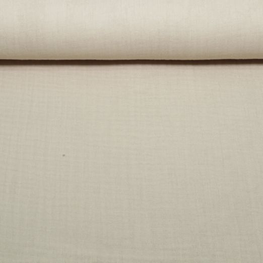Gaze de coton bio Tripple - Uni Sable