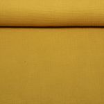 Gaze de coton bio Tripple - Ocre uni