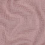 Ekologisk muslin trippel - enfärgad dusky rosa