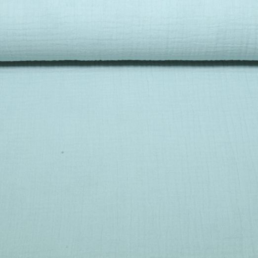Gaze de coton bio Tripple - Uni menthe Gaze de coton bio Tripple - Uni menthe