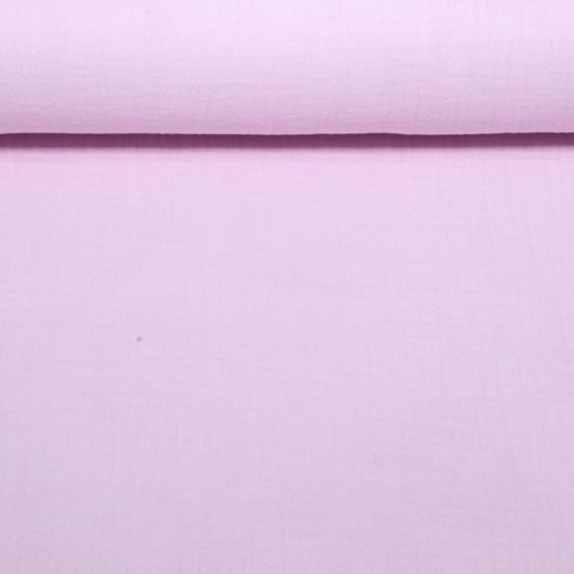Gaze de coton bio Tripple - Uni Rose
