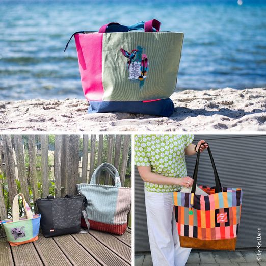 Taschentrio - Kyst-BIG-MIDI-MINI-bag - Schnittmuster eBook