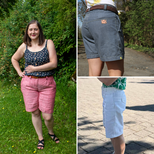 Shorts - Barfuß durchs Blau - Schnittmuster eBook Shorts - Barfuß durchs Blau - Schnittmuster eBook