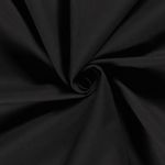 Twill di cotone - Prelavaggio in tinta unita nero Twill di cotone - Prelavaggio in tinta unita nero