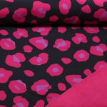 Softshell - Motif léopard numérique Noir Rose vif Softshell - Motif léopard numérique Noir Rose vif
