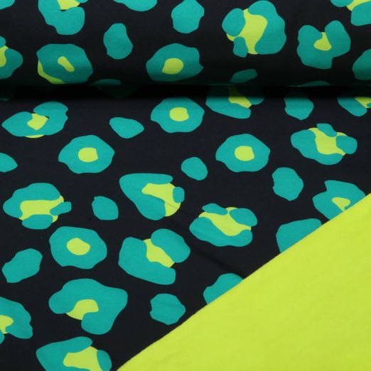 Softshell - Motif léopard numérique Jaune citron Softshell - Motif léopard numérique Jaune citron