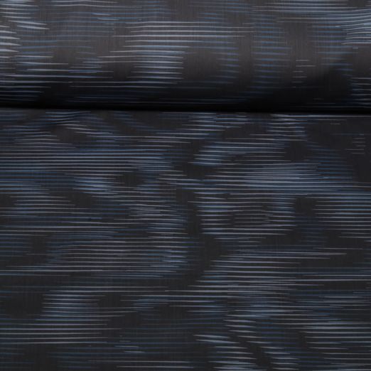 Funktionsjersey - Bi-Elastisch Sport Wellen Schwarz Blau