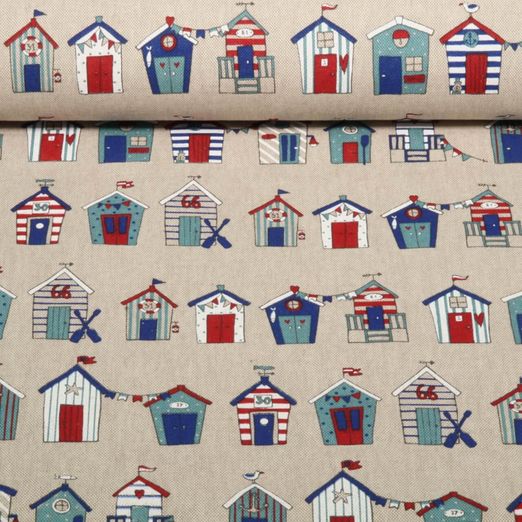 Toile - Aspect lin maisons de plage Sable Toile - Aspect lin maisons de plage Sable