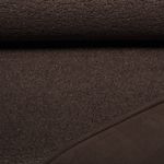 Polaire teddy - Boucle Doubleface Uni Marron Polaire teddy - Boucle Doubleface Uni Marron