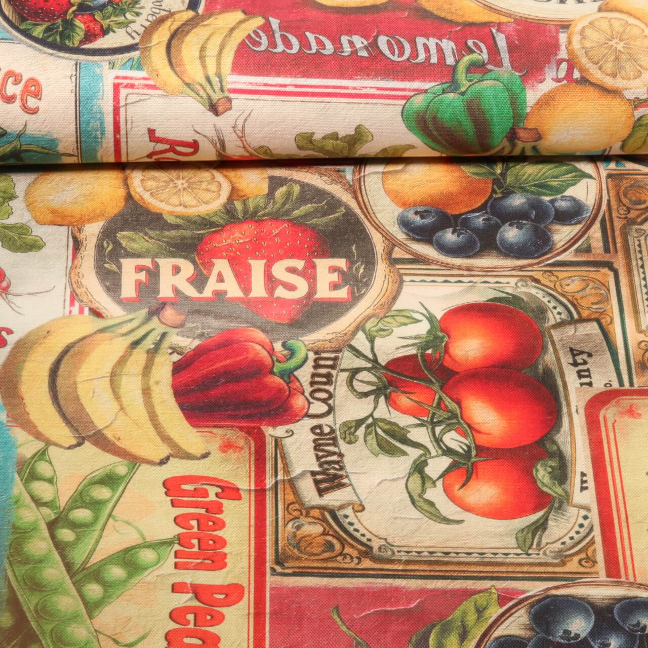Toile canevas - Impression numérique de fruits et légumes Multicolore-0 Toile canevas - Impression numérique de fruits et légumes Multicolore-0