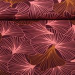 Toile canevas - Ginkgo Bordeaux Toile canevas - Ginkgo Bordeaux