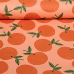 Baumwoll-Canvas - Orangen Pfirsich
