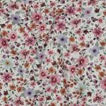 Baumwoll-Popeline - Digital Kleine Blüten Weiß Baumwoll-Popeline - Digital Kleine Blüten Weiß