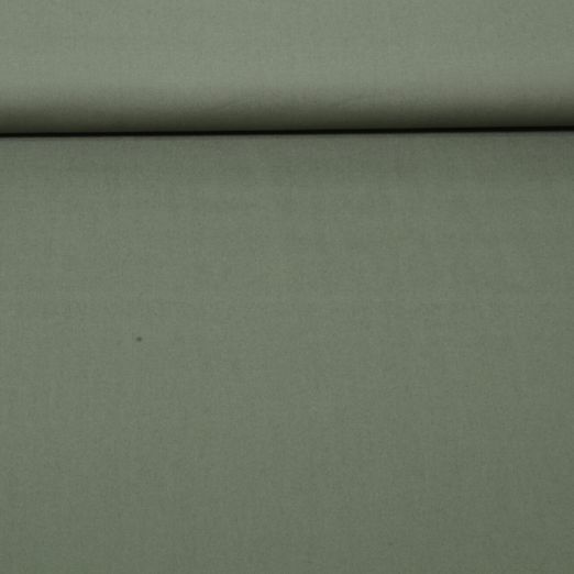 Tissu en coton bio Ilvi - Kaki uni