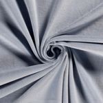 Velours Nicki - Velours uni bleu glacier